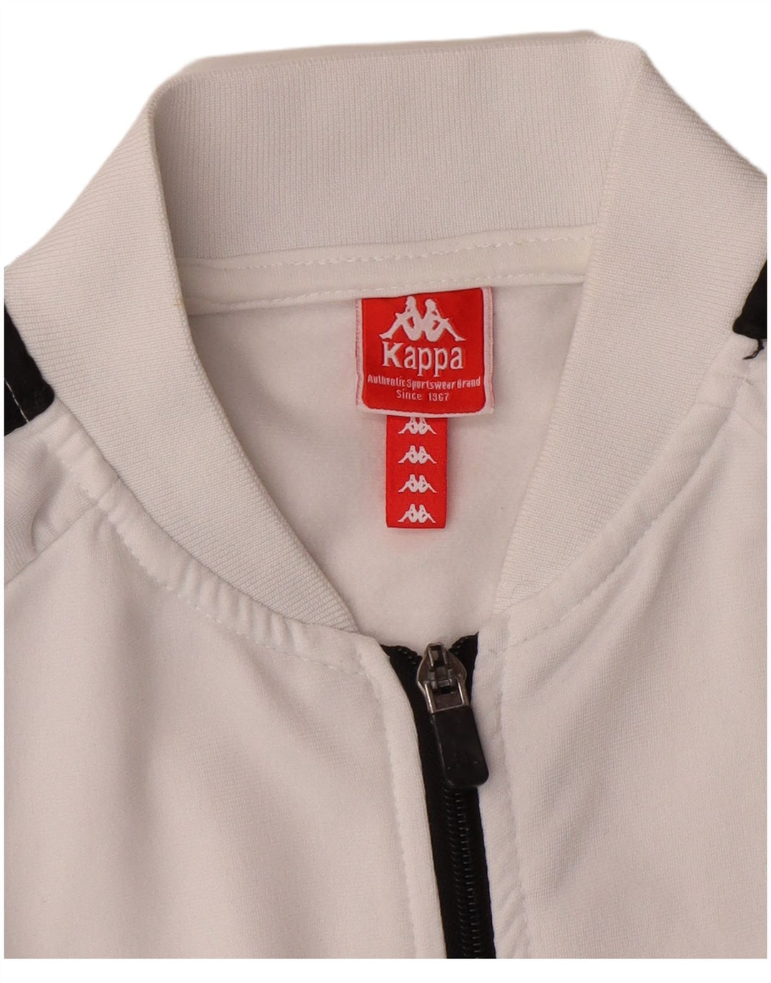 KAPPA Спортивный костюм с графическим рисунком для девочек, верхняя куртка, 11–12 лет, маленький белый