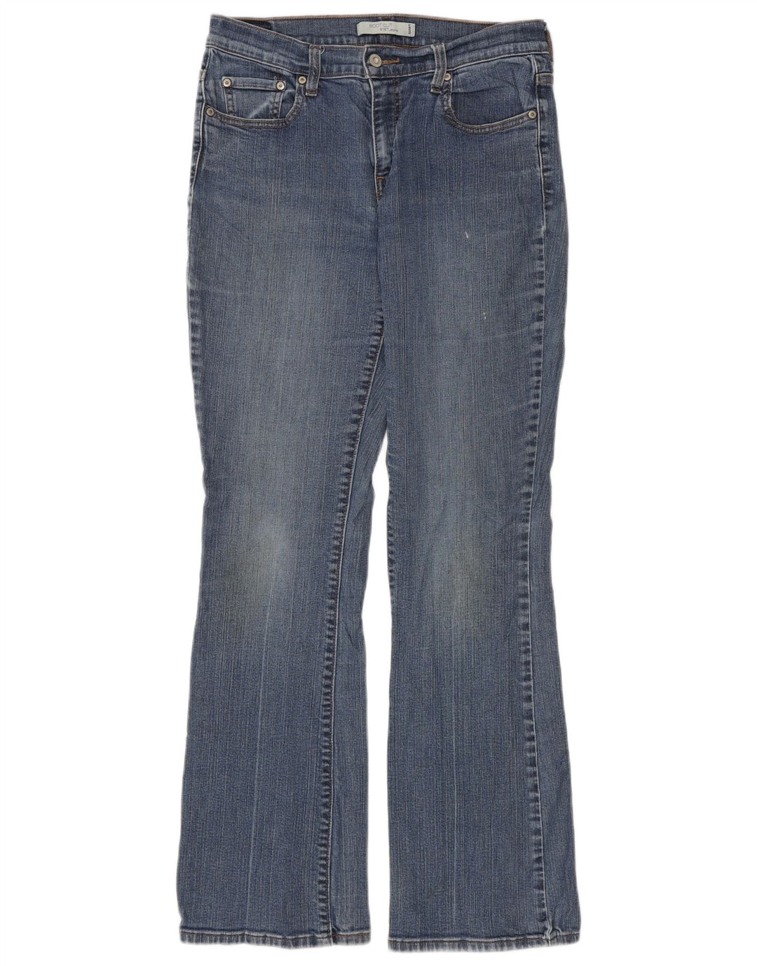 Женские джинсы Levi's 515 Bootcut, размер США 10, большие размеры W30 L33, синий хлопок