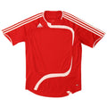 Мужская футболка Adidas Top Large Red из полиэстера с цветными блоками