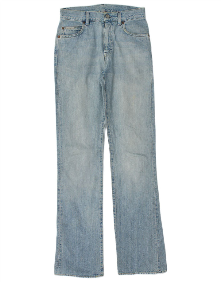 Женские джинсы Bootcut Calvin Klein W26 L32 синие, хлопок
