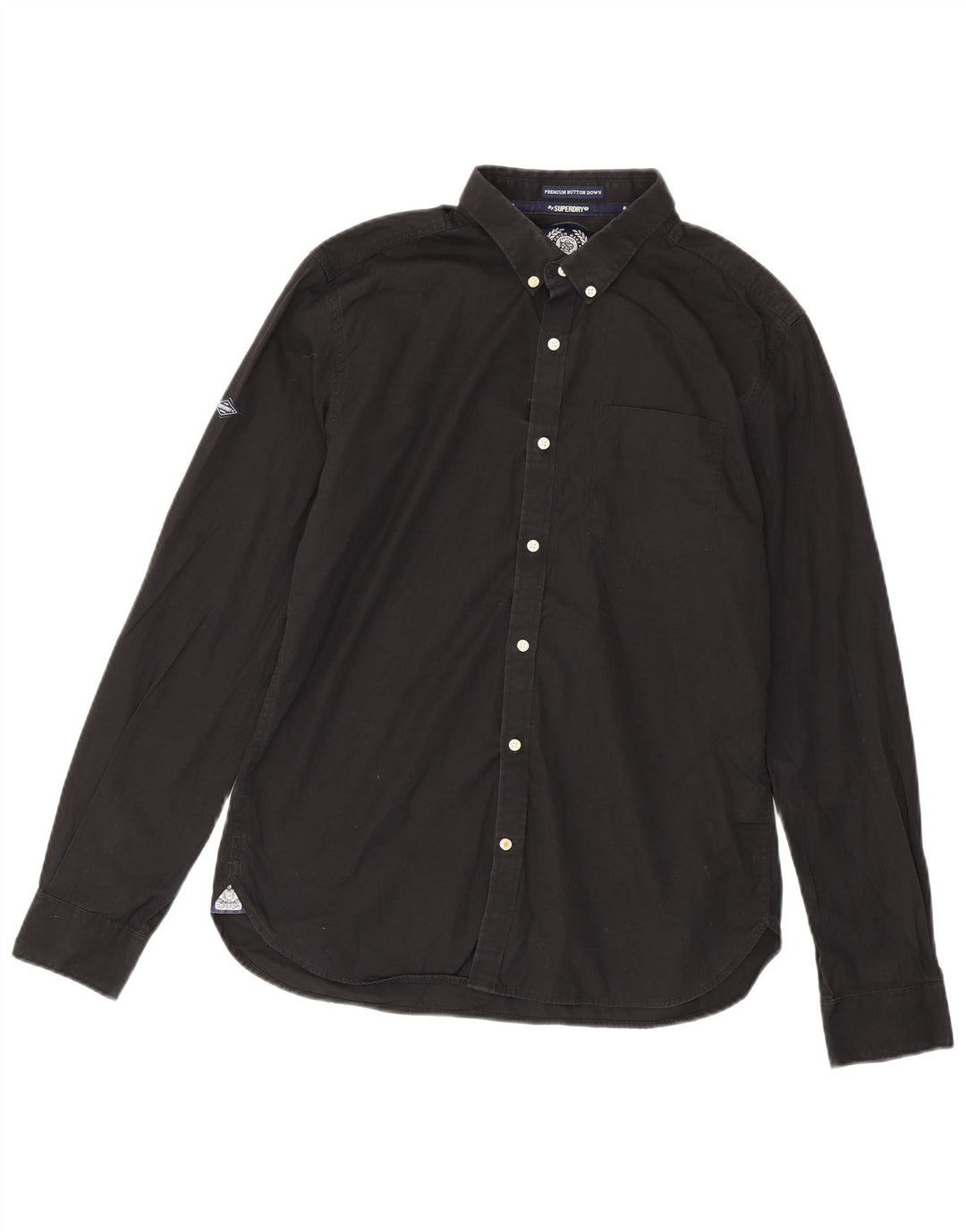 Мужская рубашка Superdry XL, черный хлопок