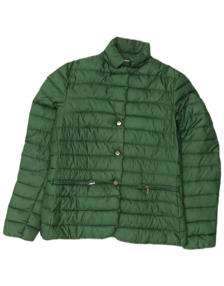 Женская стеганая куртка Seventy IT 44, средний зеленый полиамид