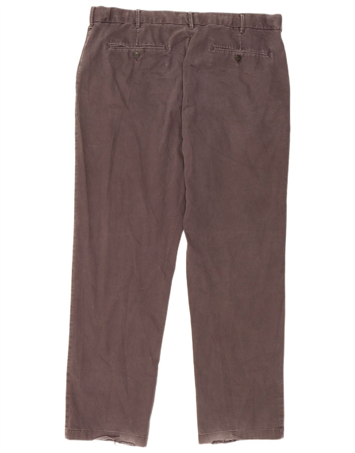 Мужские прямые брюки Marks & Spencer Blue Harbour W40 L33 коричневые