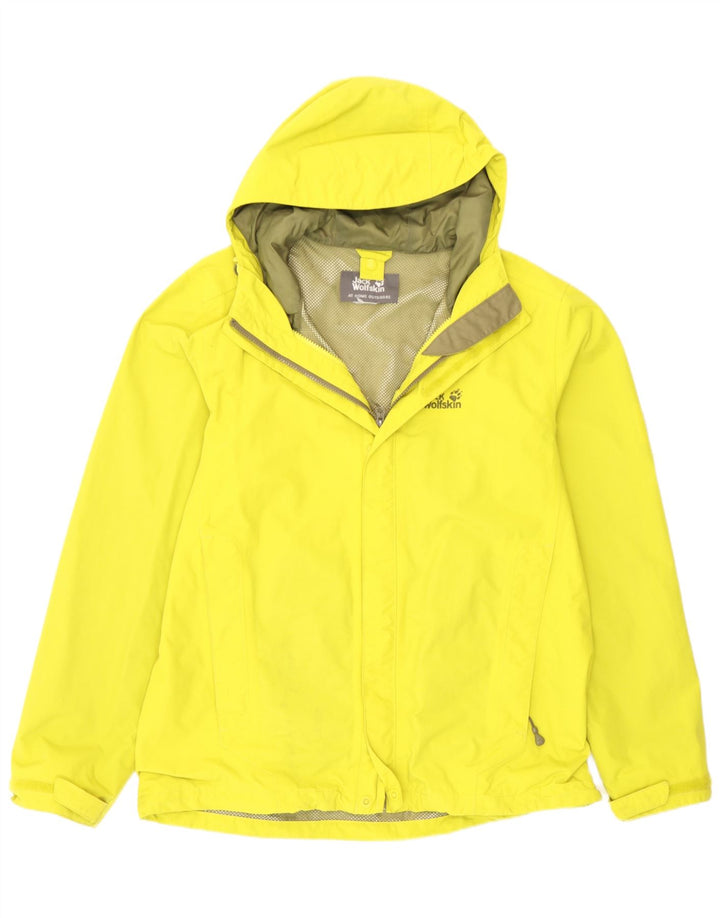 Мужская куртка-дождевик с капюшоном Jack Wolfskin UK 38 средний желтый