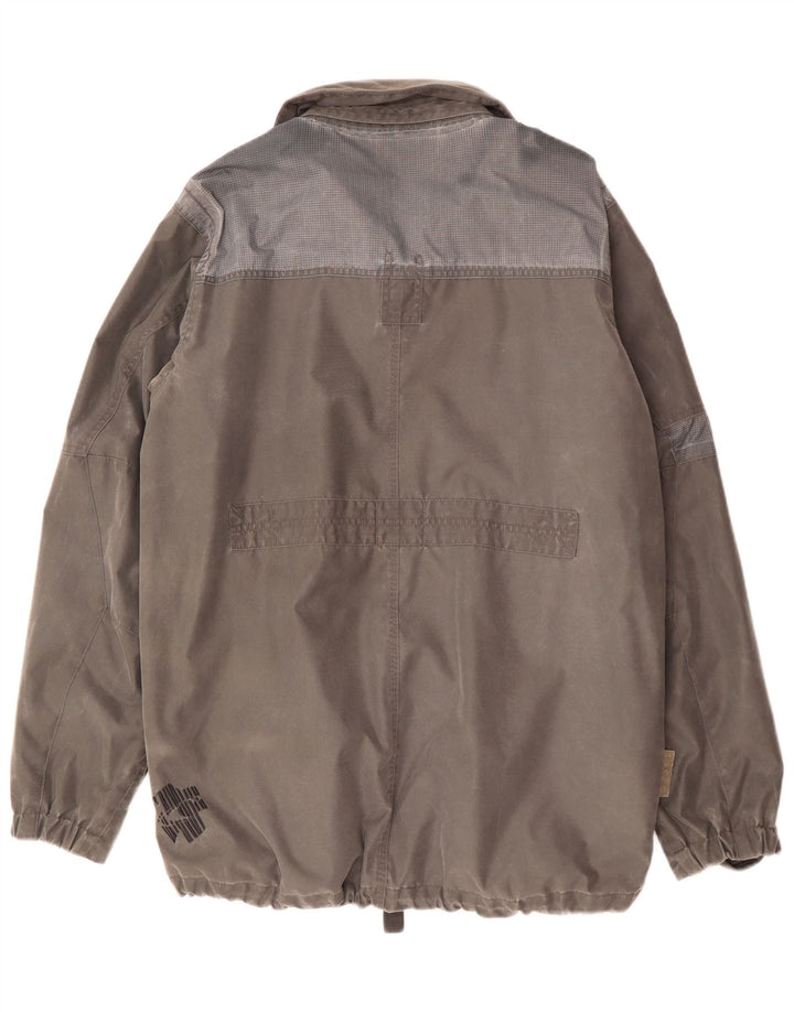 Мужская ветровка O'Neill UK 42 XL серая с цветными блоками