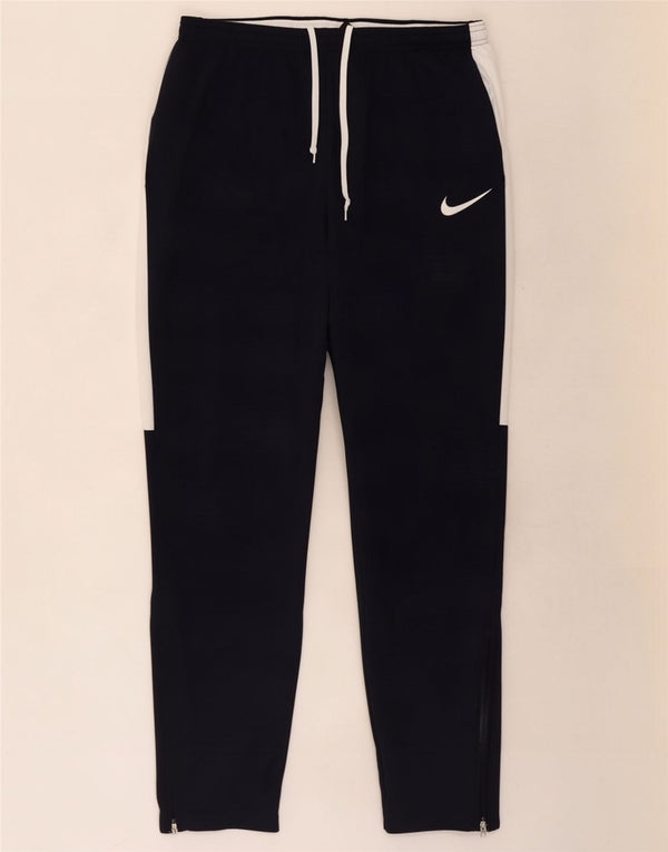 Мужские спортивные брюки Nike Dri Fit XL, темно-синие, полиэстер с цветными блоками