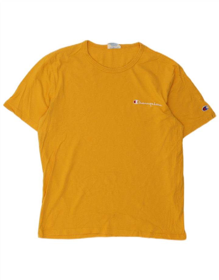 Мужская футболка CHAMPION Heritage Top среднего желтого цвета