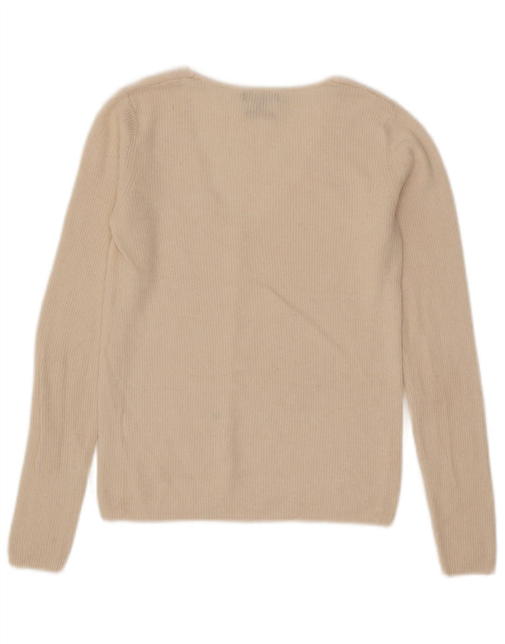 Женский укороченный кардиган Massimo Dutti UK 8, маленький Off White