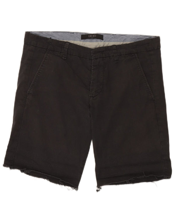 Мужские шорты чинос LIU JO Slim Fit IT 50, большие W36, черный хлопок