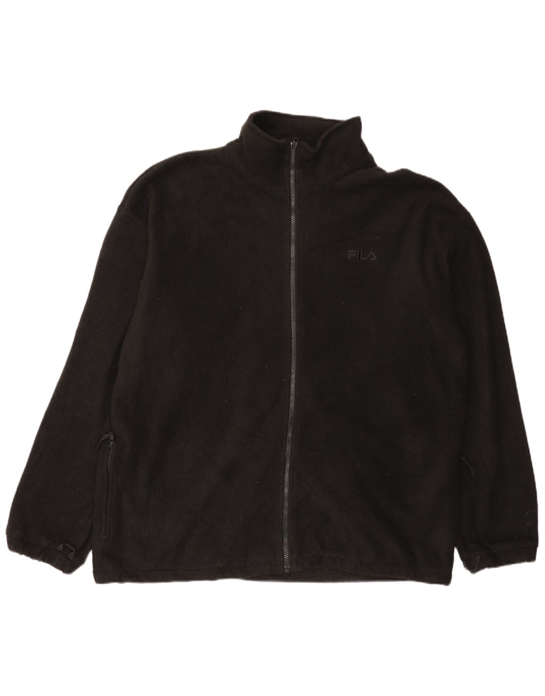 Мужская флисовая куртка Fila UK 44 2XL, черный полиэстер