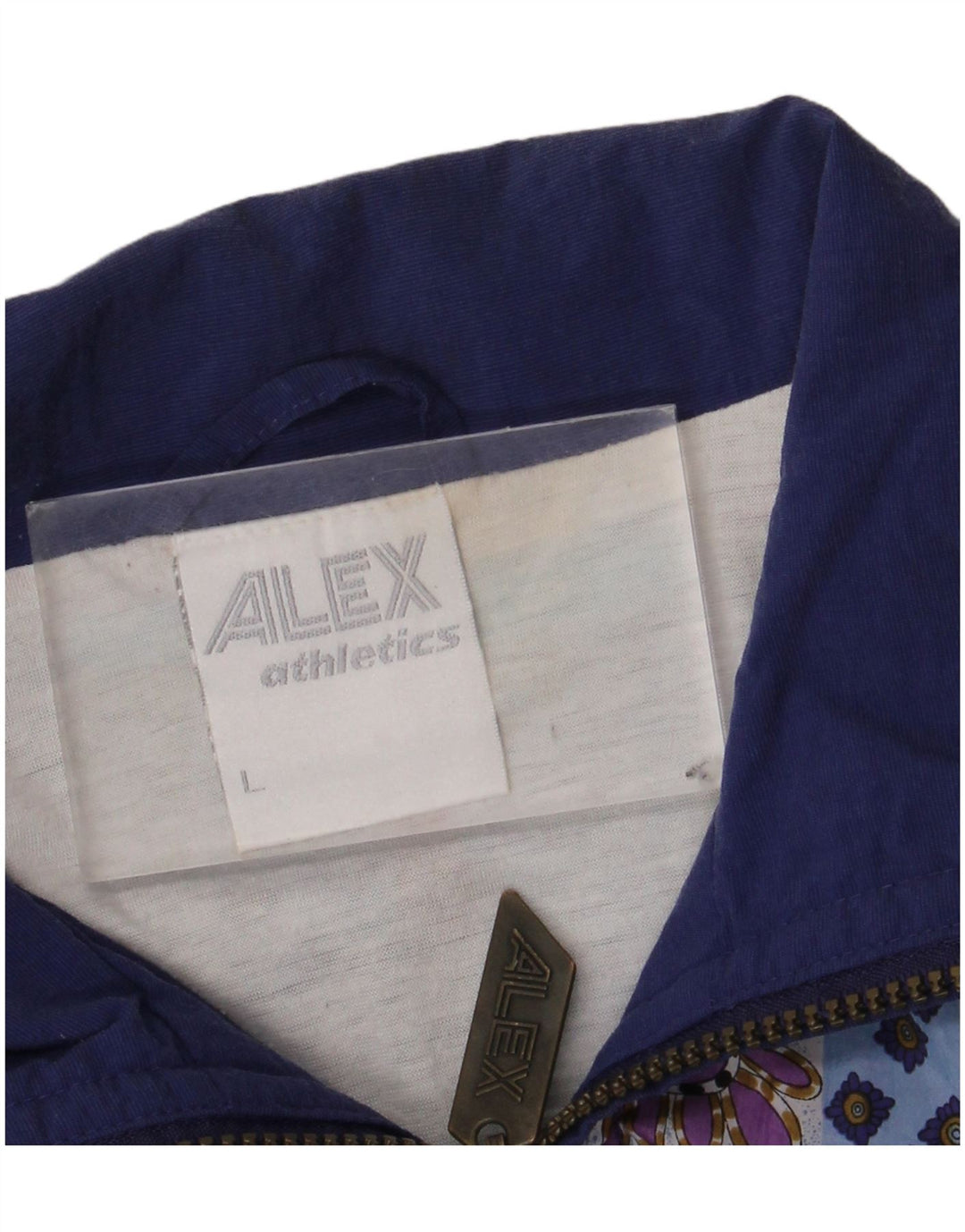 Мужской спортивный костюм Alex Athletics, верхняя куртка, большой темно-синий с геометрическим узором