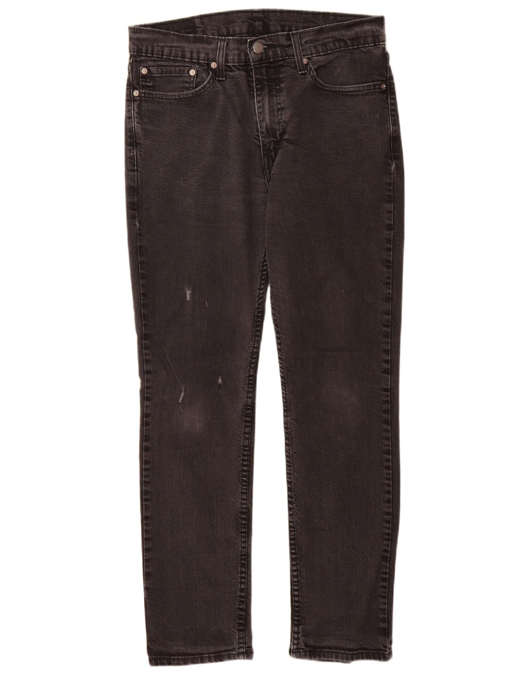 Мужские джинсы Levi's 511 с потертостями W34 L32, черный хлопок