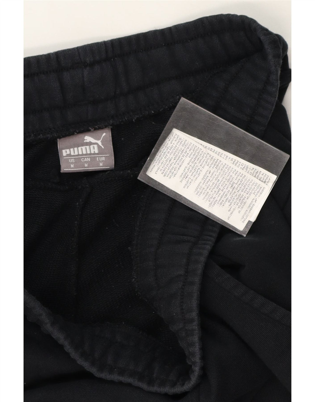 PUMA Mens Tracksuit Trousers Joggers Medium Black Cotton Vintage Puma and Second-Hand Puma from Messina Hembry 