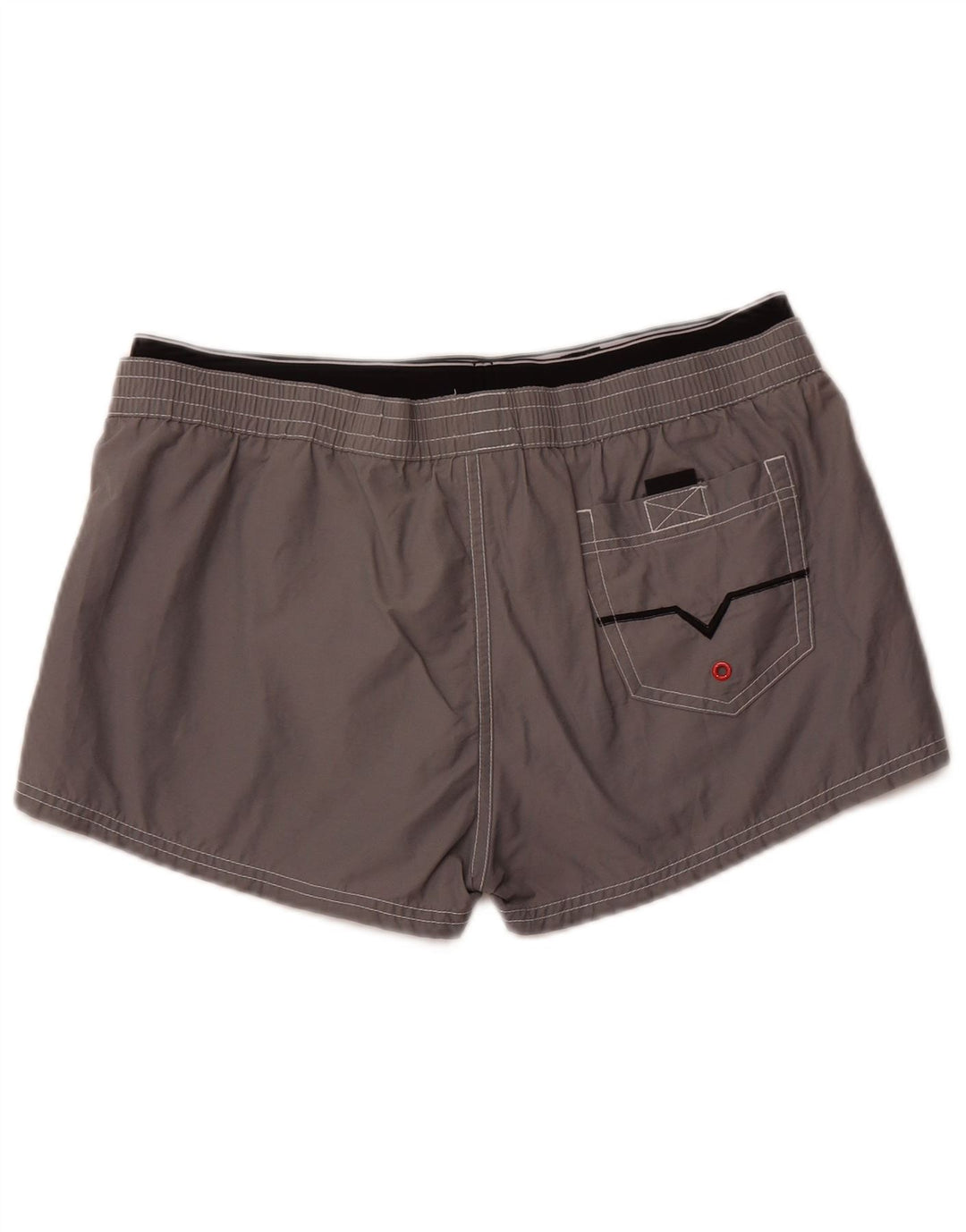 Мужские шорты для плавания DIESEL с рисунком, большие серые, хлопок