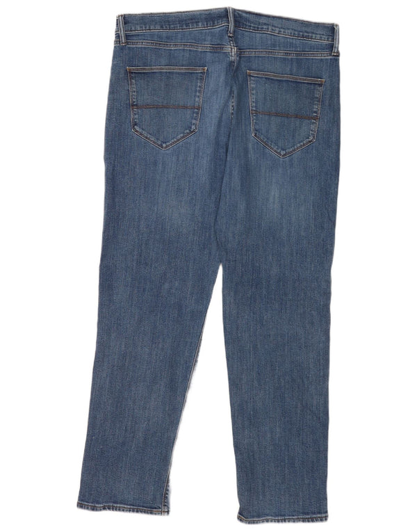 Мужские прямые джинсы Marks & Spencer W36 L31 синие, хлопок