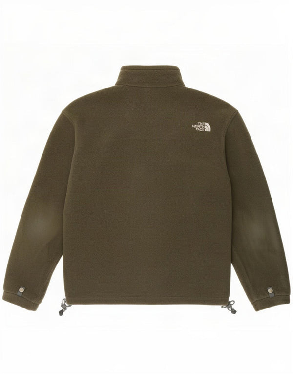 Мужская флисовая куртка с подкладкой The North Face UK 36, маленький цвет хаки, полиэстер
