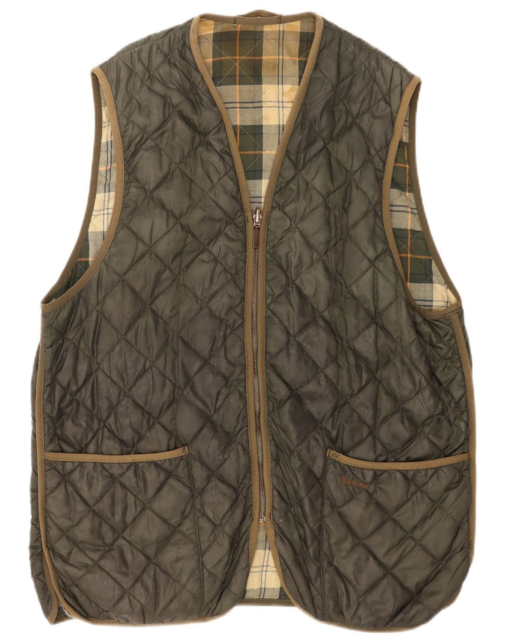 Мужской стеганый жилет Barbour UK 44, большой, хаки