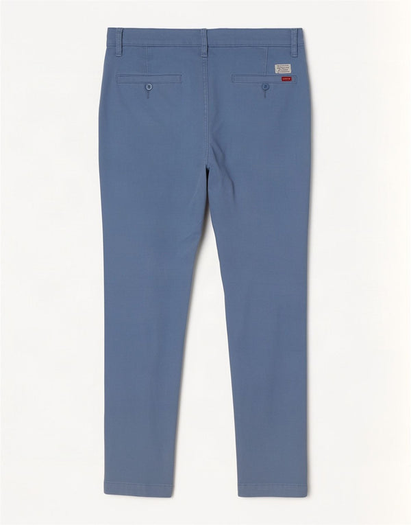Мужские узкие зауженные брюки-чиносы Levi's W33 L32, синие, хлопок