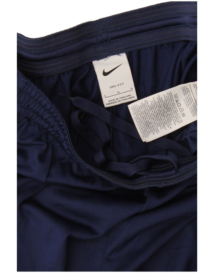 Мужские спортивные брюки Nike Tottenham, большие темно-синие с цветными блоками