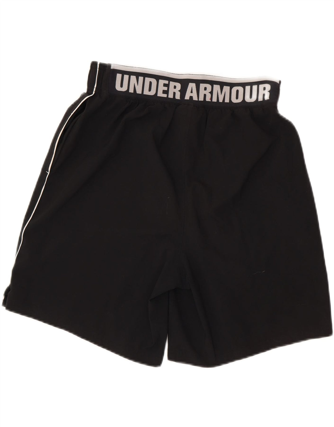Мужские спортивные шорты с рисунком UNDER ARMOR, средний черный, полиэстер