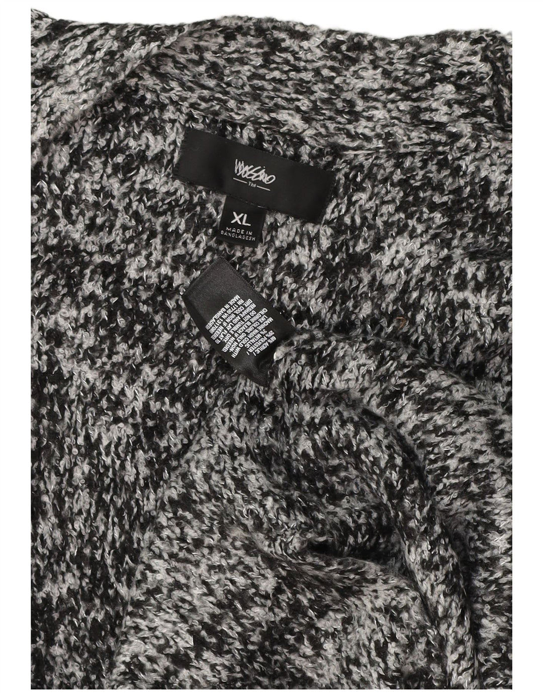 Женский удлиненный кардиган Mossimo UK 18 XL, серый акрил в крапинку