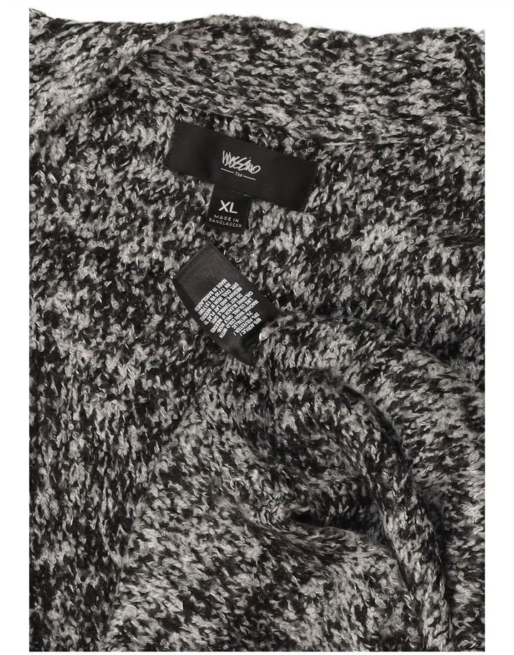 Женский удлиненный кардиган Mossimo UK 18 XL, серый акрил в крапинку