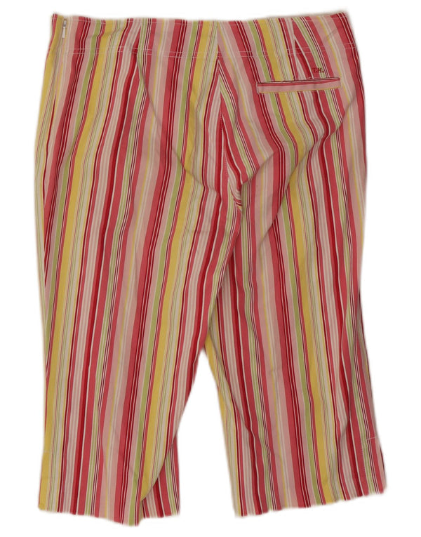 TOMMY HILFIGER Женские шорты-бермуды W30, средние, разноцветные в полоску