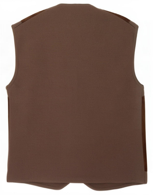 Luciana Womens Waistcoat UK 8 Small Brown
