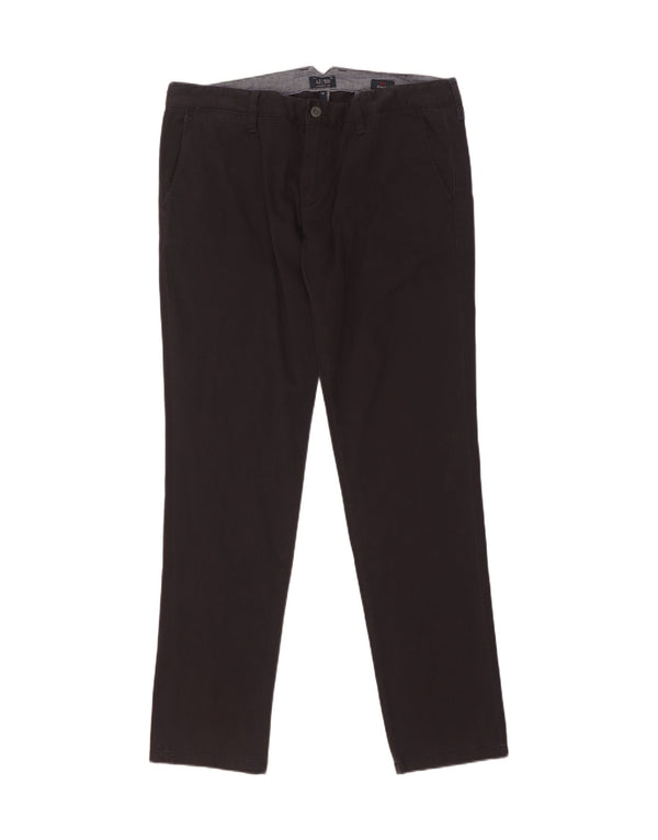 Мужские брюки чинос Armani Extra Sim Fit W36 L35, черный хлопок