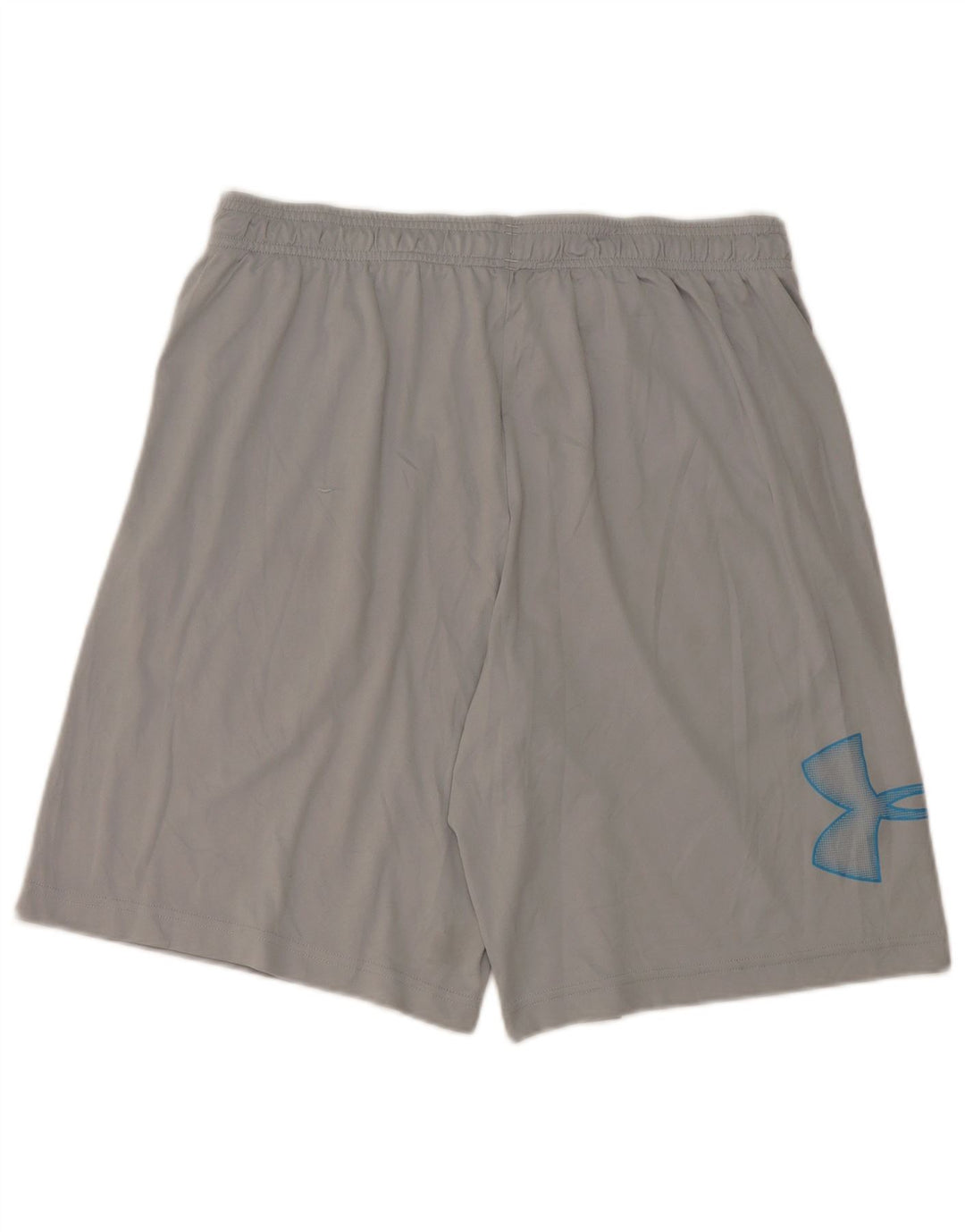 Мужские спортивные шорты с графическим рисунком UNDER ARMOR, большие размеры, серый полиэстер