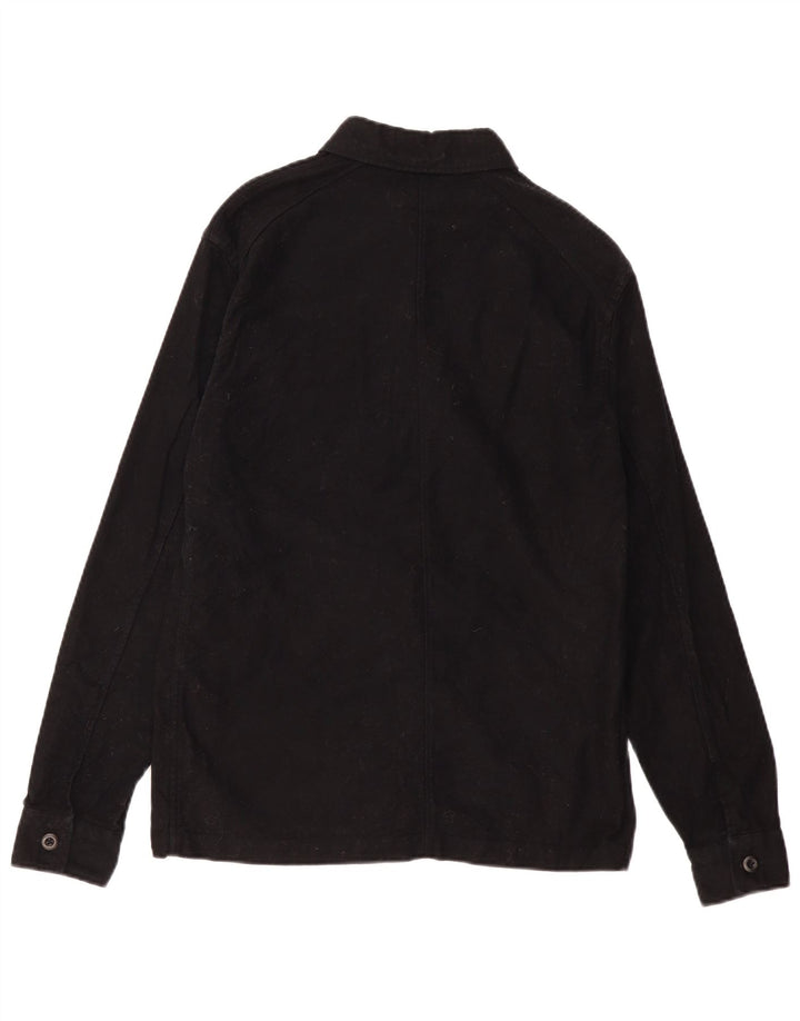 Мужская рубашка All Saints, маленькая черная, хлопок