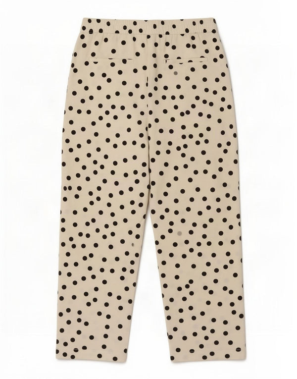 Женские укороченные брюки Marks & Spencer UK 16, большие W34 L26, белый горошек