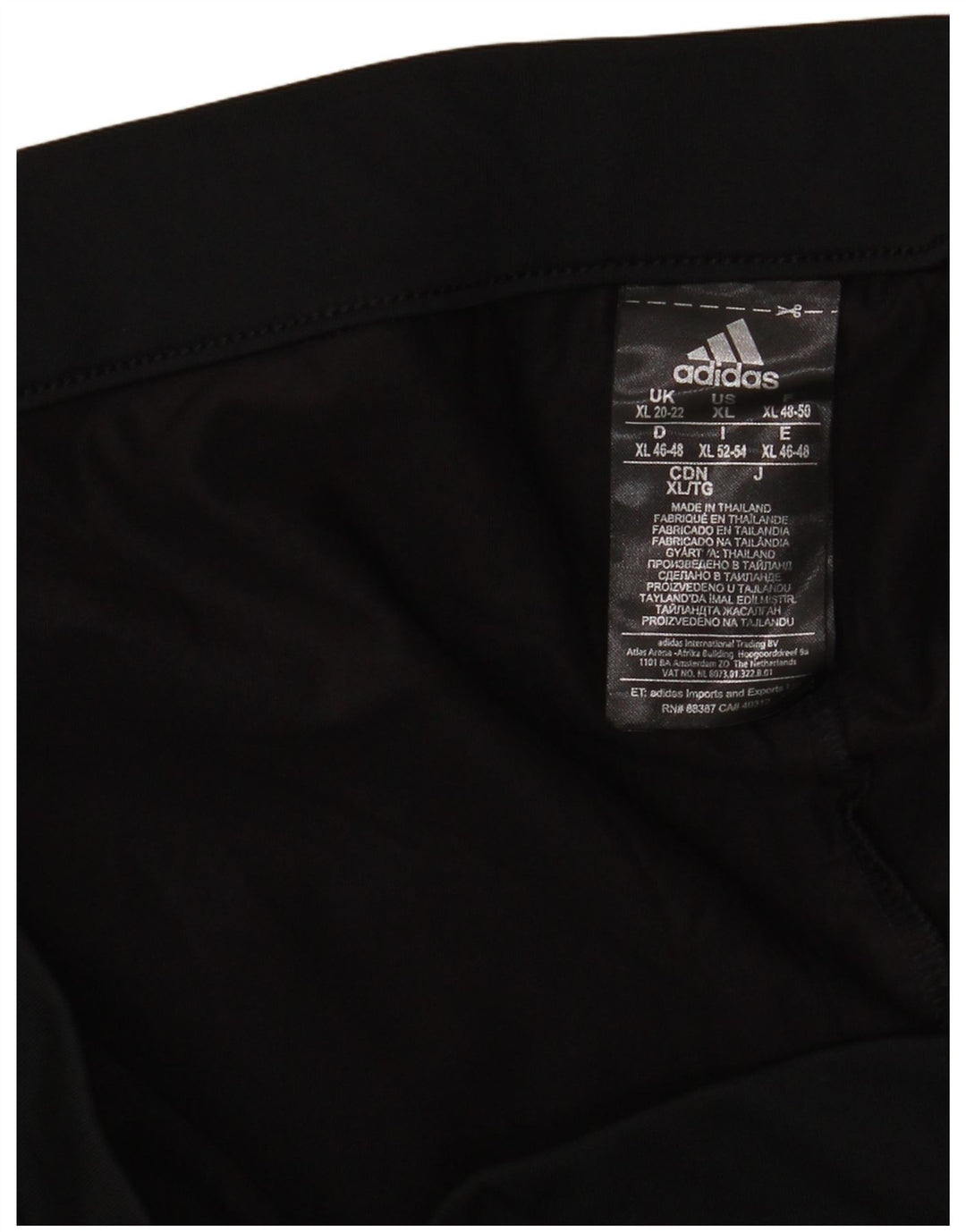 Женские шорты ADIDAS Climalite UK 20/22 XL, черный полиэстер