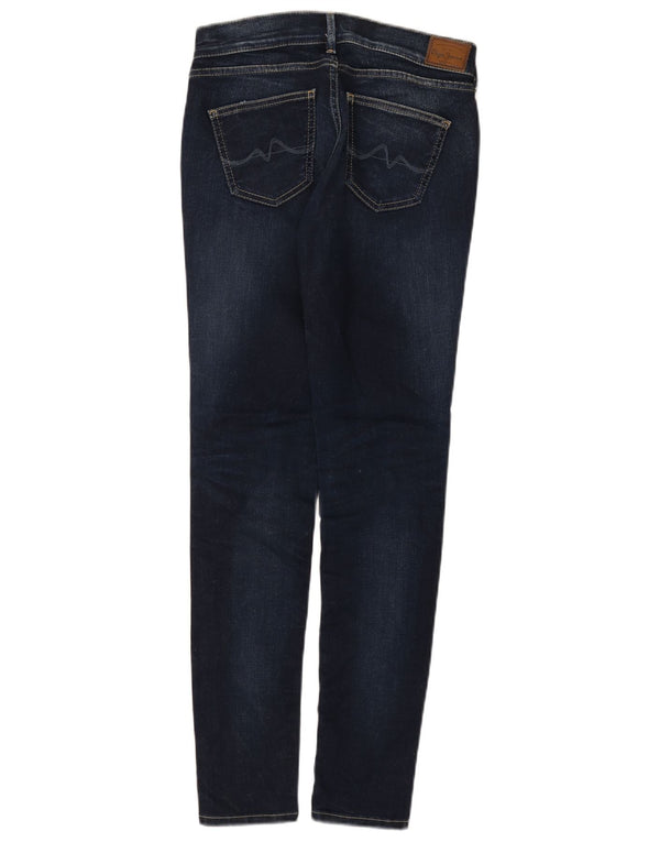PEPE Jeans Womens Slim Regular Skinny W27 L30 Темно-синий хлопок