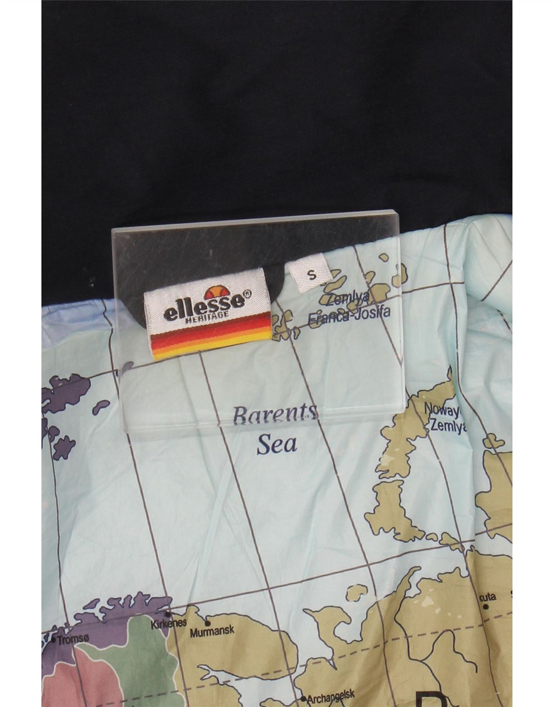 Мужская куртка-бомбер Ellesse UK 36, маленькая, темно-синяя