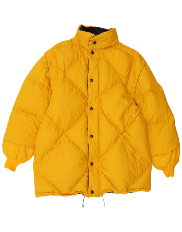 Мужская двусторонняя стеганая куртка DOLOMITE UK 42 XL, желтый хлопок