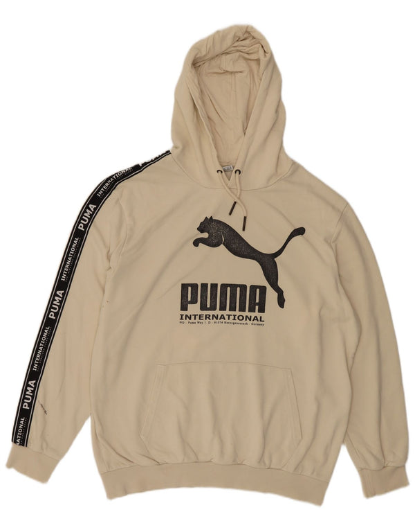 Мужской джемпер свободного покроя Puma с рисунком, средний, с белыми цветными блоками
