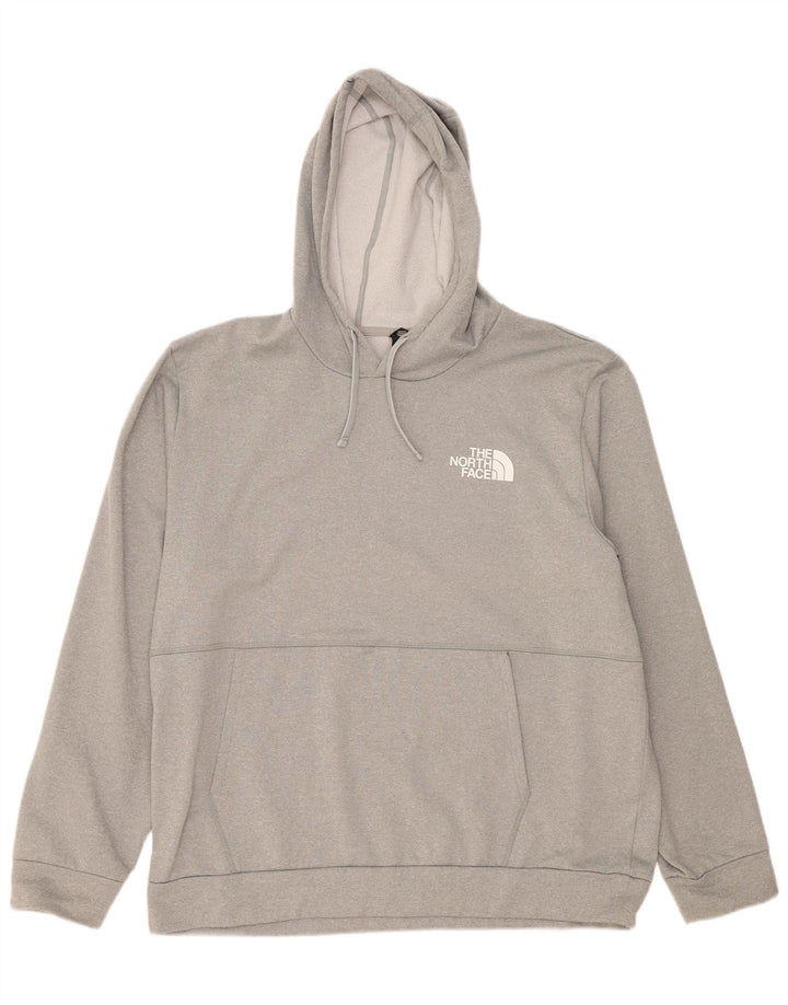 Мужской джемпер с капюшоном The North Face 2XL, серый полиэстер с крапинками