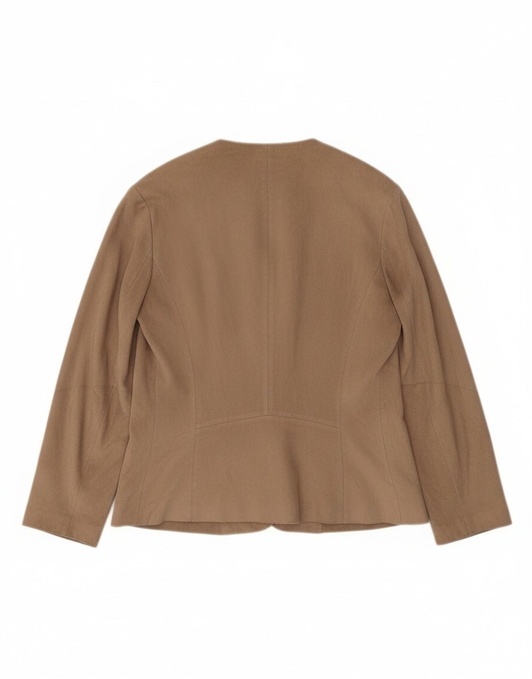 Женский кардиган с рукавом 3/4 Zara UK 14, средний бежевый полиэстер