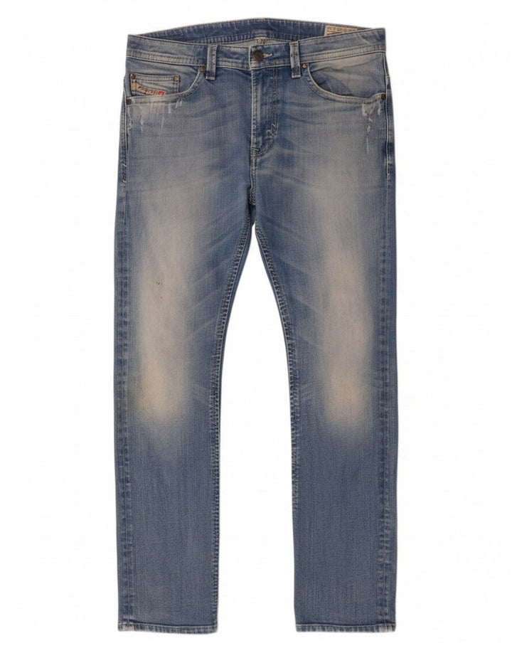 Мужские джинсы Diesel Thavar Slim W34 L32, синий хлопок
