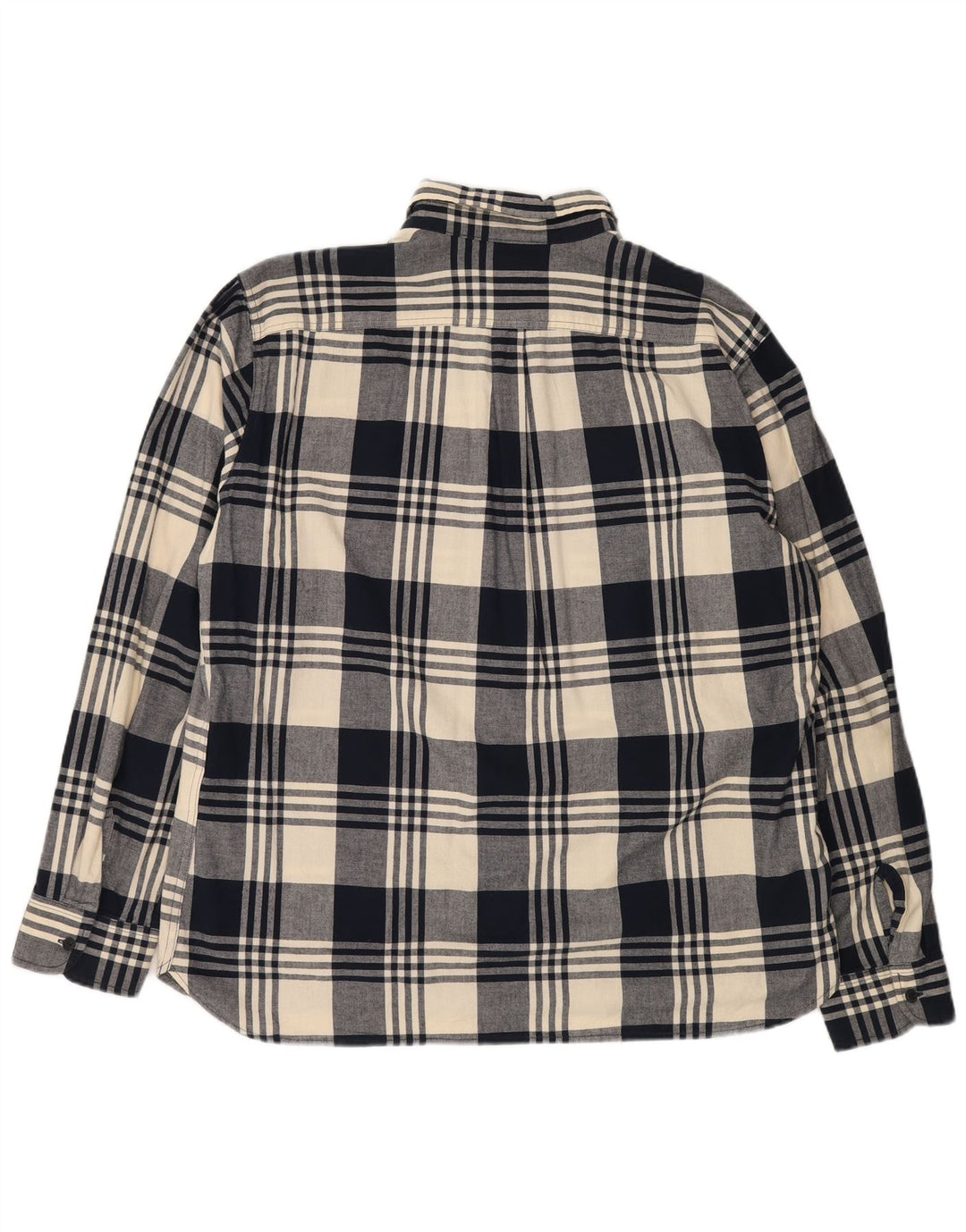 Мужская фланелевая рубашка Levi's 2XL, темно-синяя хлопковая клетка в клетку