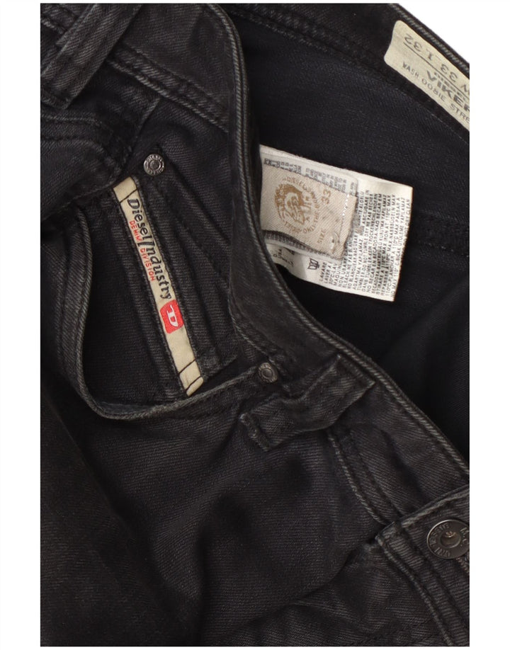 Мужские прямые джинсы Diesel Viker W33 L32, серые, хлопок