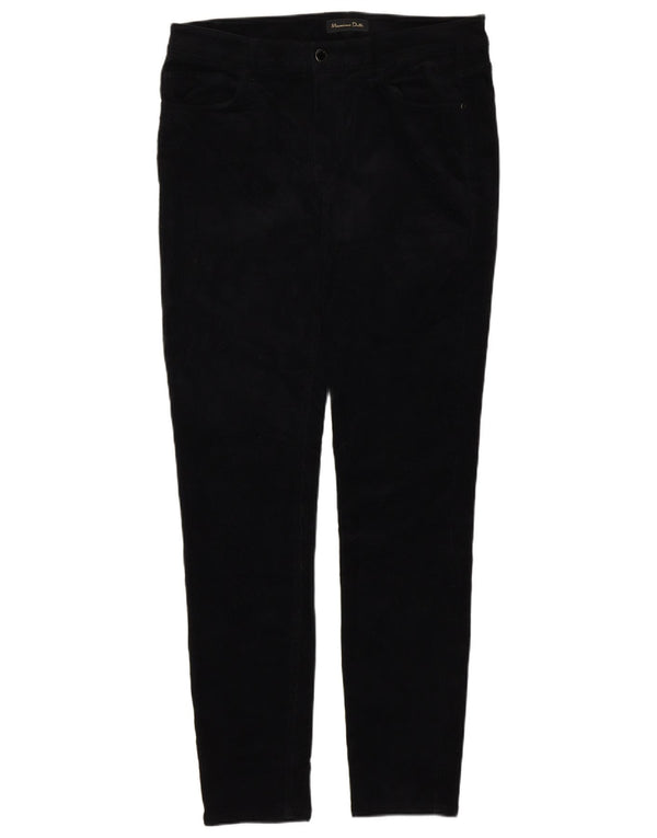 Женские вельветовые брюки скинни Massimo Dutti EU 40 Medium W30 L30 черные
