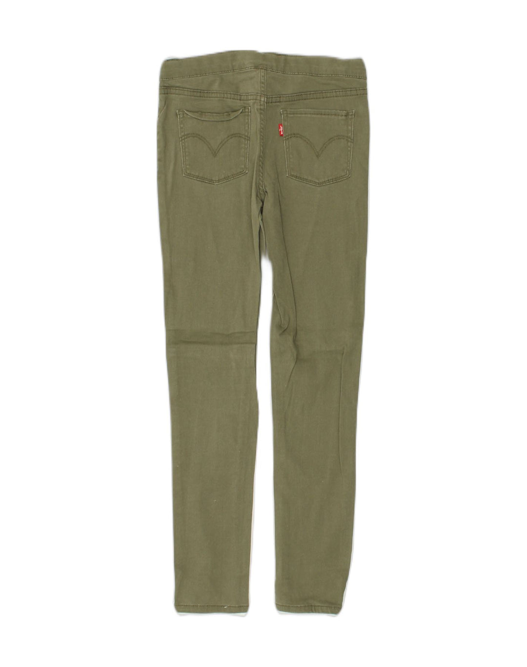 LEVI'S Girls Skinny Casual Trousers 11-12 Years W26 L25 Khaki | Vintage Levi's | Thrift | Second-Hand Levi's | Used Clothing | Messina Hembry 