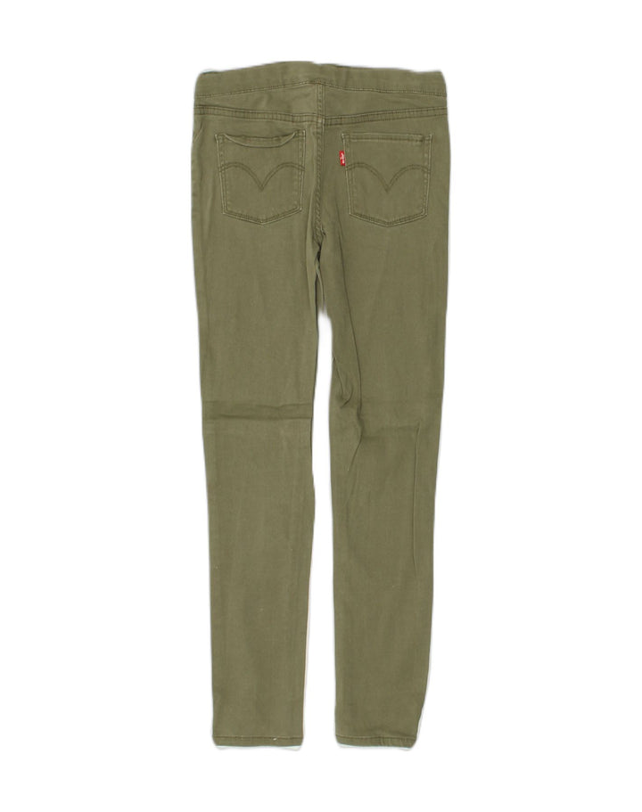 LEVI'S Girls Skinny Casual Trousers 11-12 Years W26 L25 Khaki | Vintage Levi's | Thrift | Second-Hand Levi's | Used Clothing | Messina Hembry 