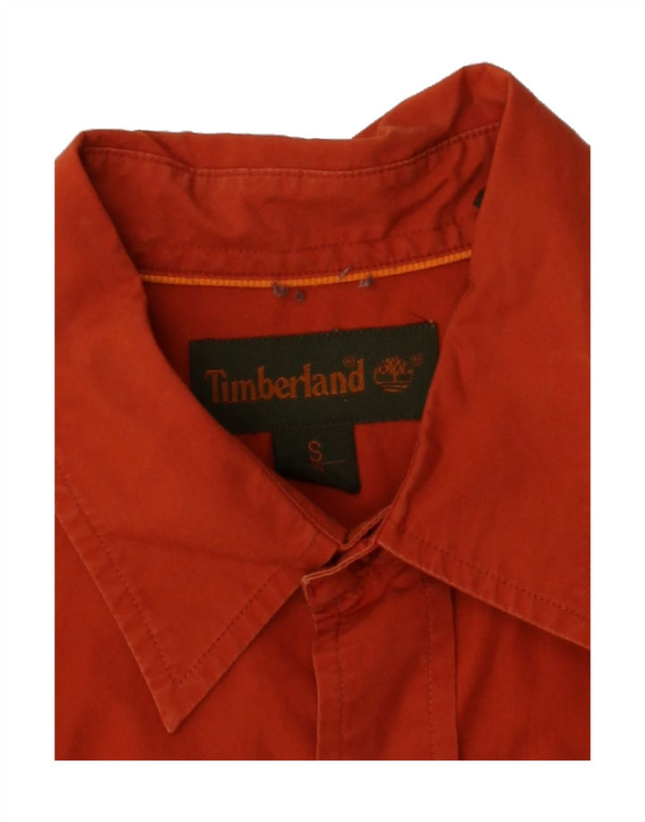 TIMBERLAND Mens Shirt Small Orange Cotton Vintage Timberland and Second-Hand Timberland from Messina Hembry 