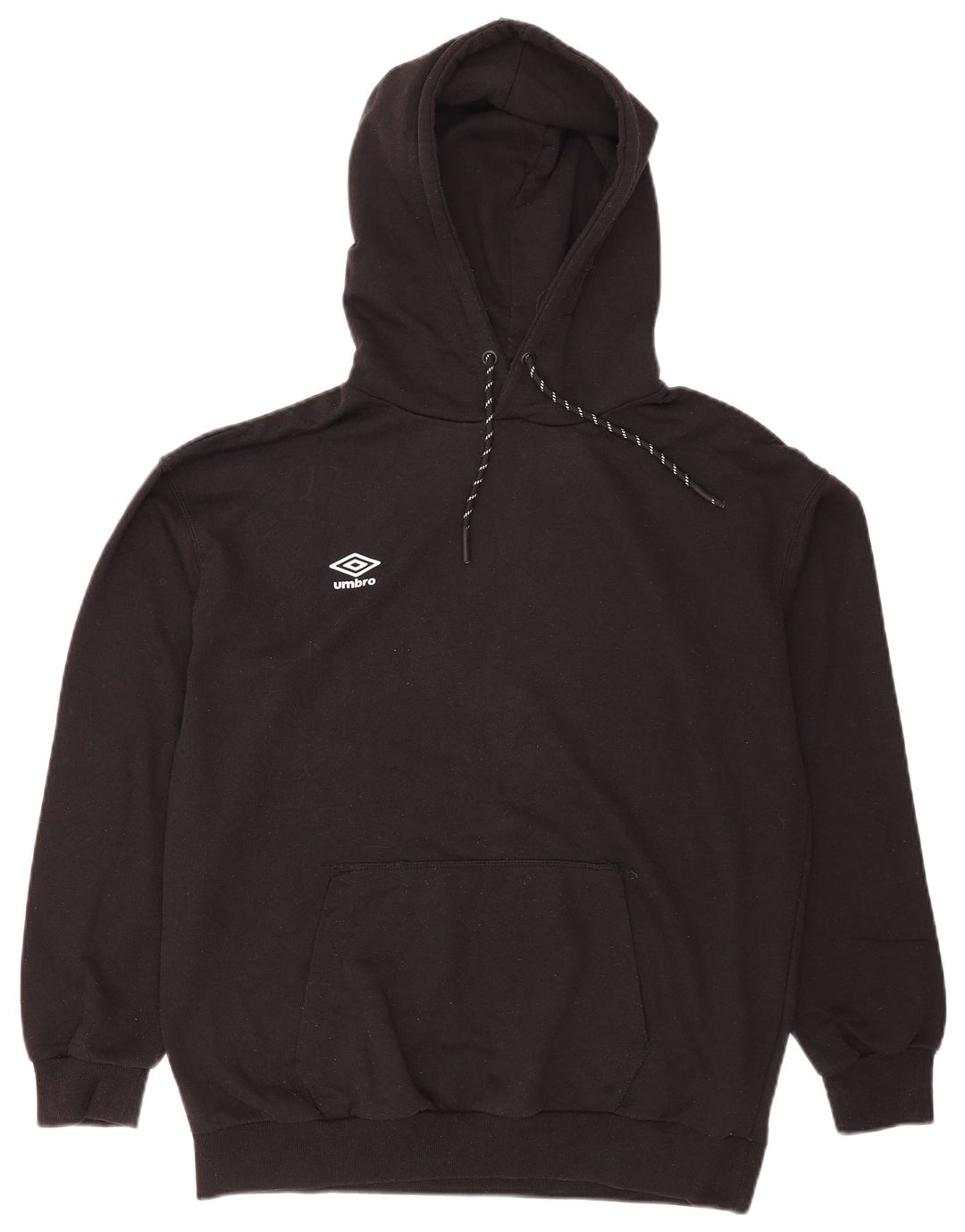 Мужской джемпер с капюшоном Umbro, средний черный, хлопок