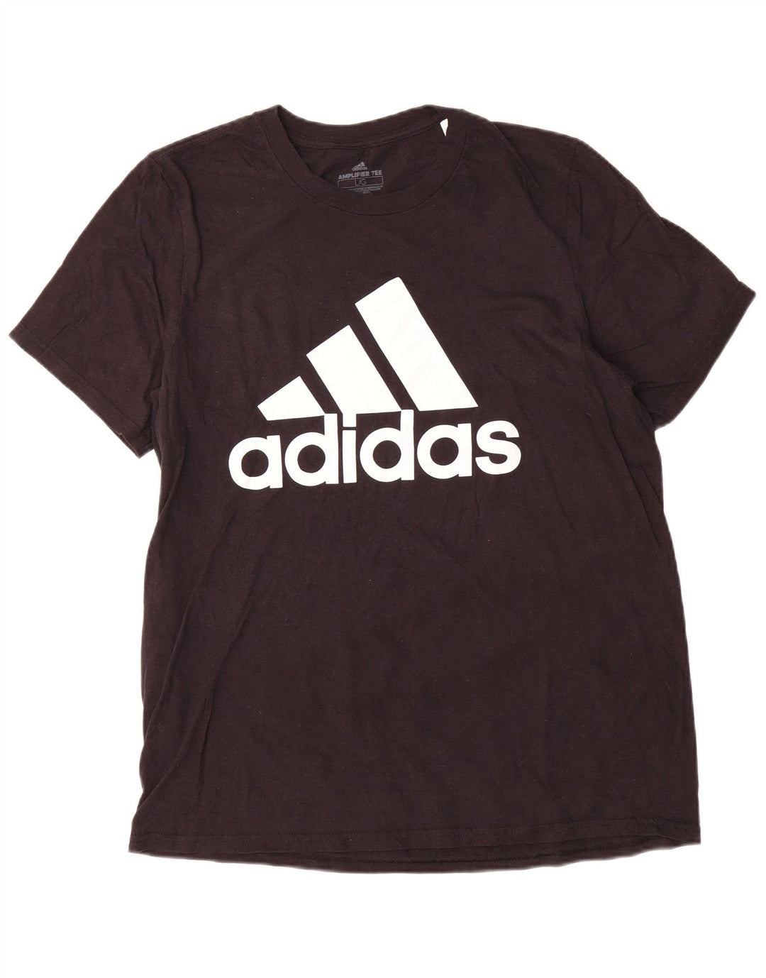 Мужская футболка с рисунком Adidas, большая черная