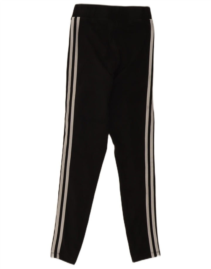 Женские леггинсы Adidas UK 8, маленькие черные хлопковые