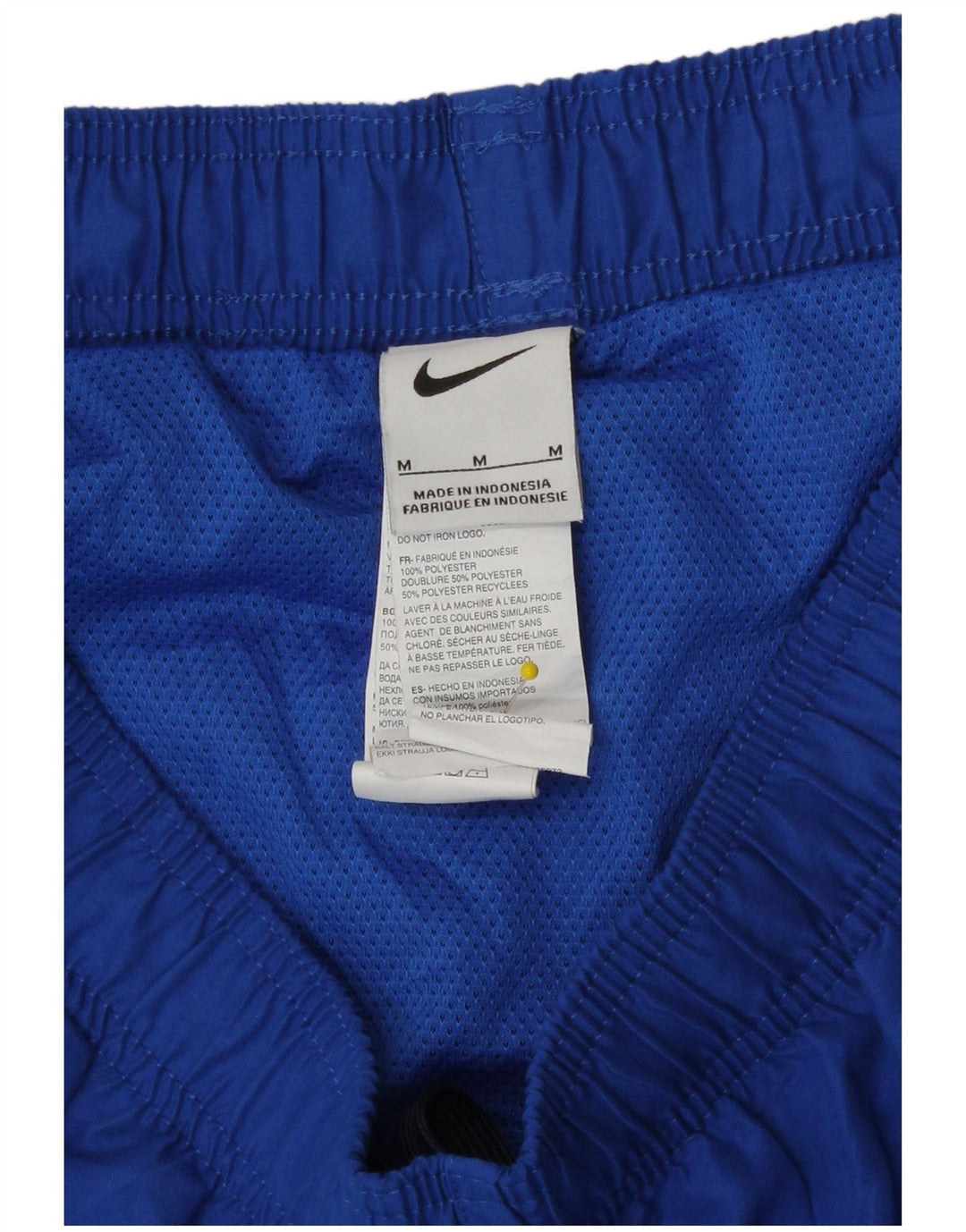 Мужские спортивные шорты Nike среднего синего цвета из полиэстера, спортивные